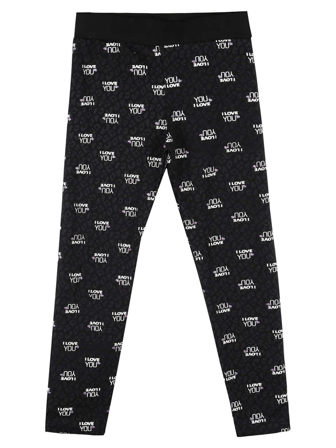 Miss Image Leggings da bambina con scritte