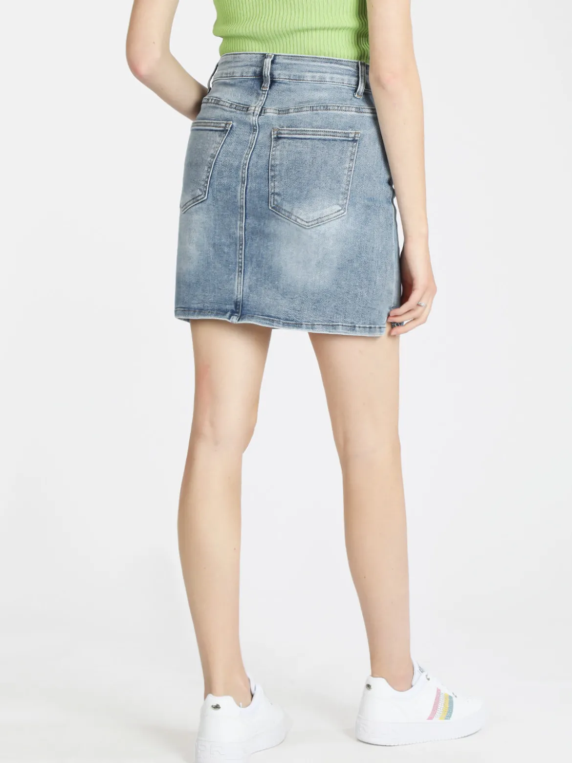 Miti Baci Minigonna donna in jeans