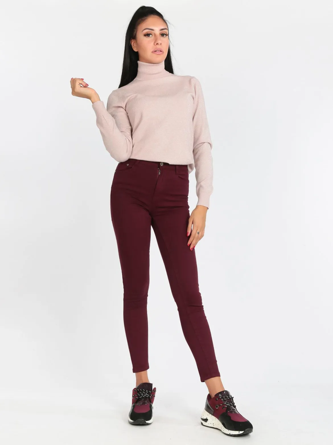 Miti Baci Pantaloni push up a vita alta
