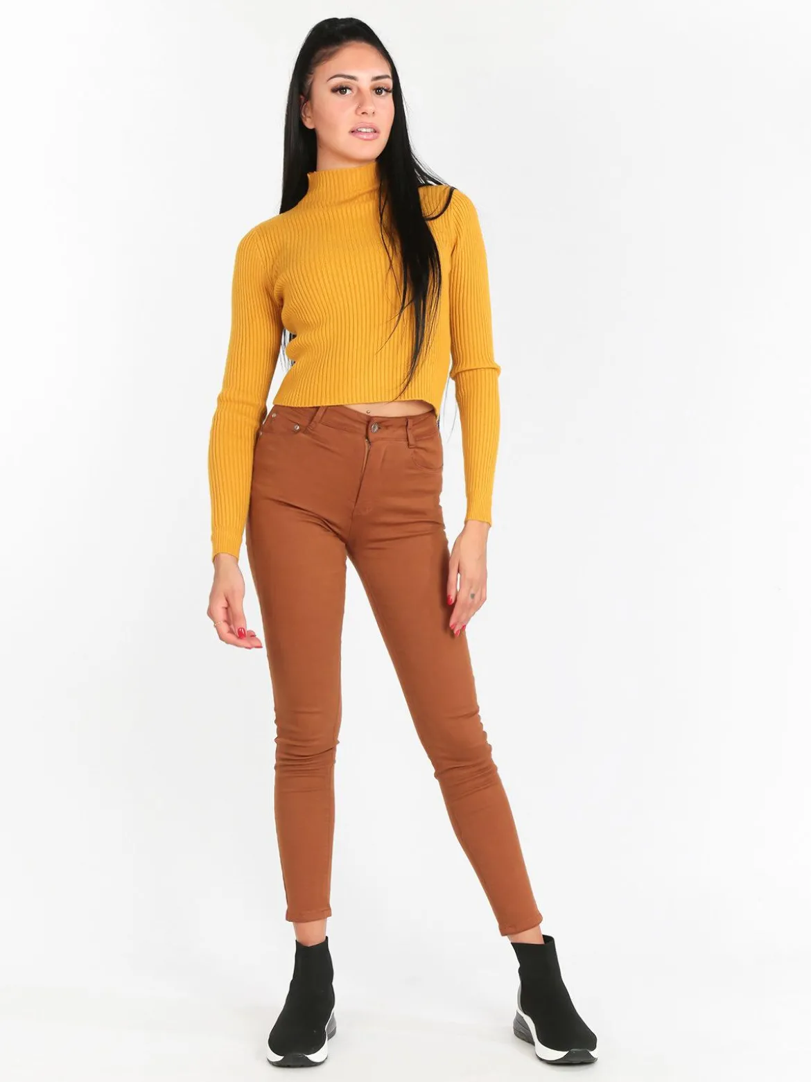 Miti Baci Pantaloni push up a vita alta