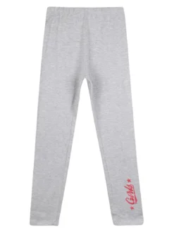 Mix'N Match Leggings grigi con scritta bimba