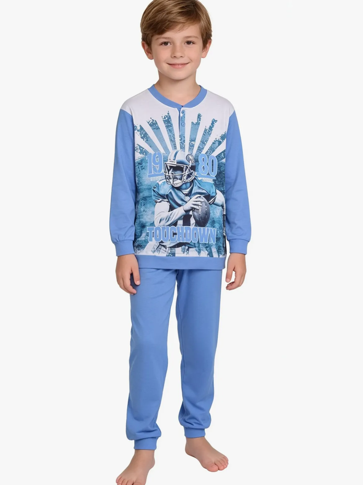 Mix'N Match Pigiama lungo in cotone bambino