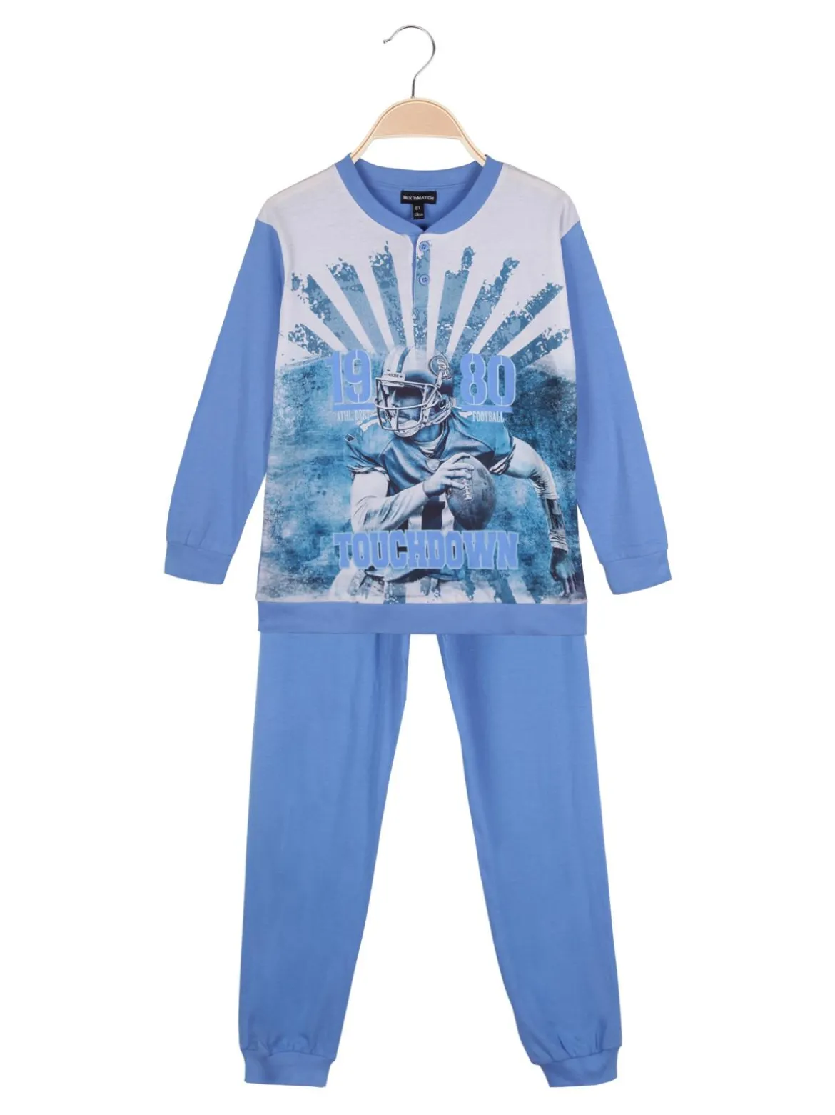 Mix'N Match Pigiama lungo in cotone bambino