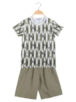 Moda Junior Completo corto da bambino 2 pezzi