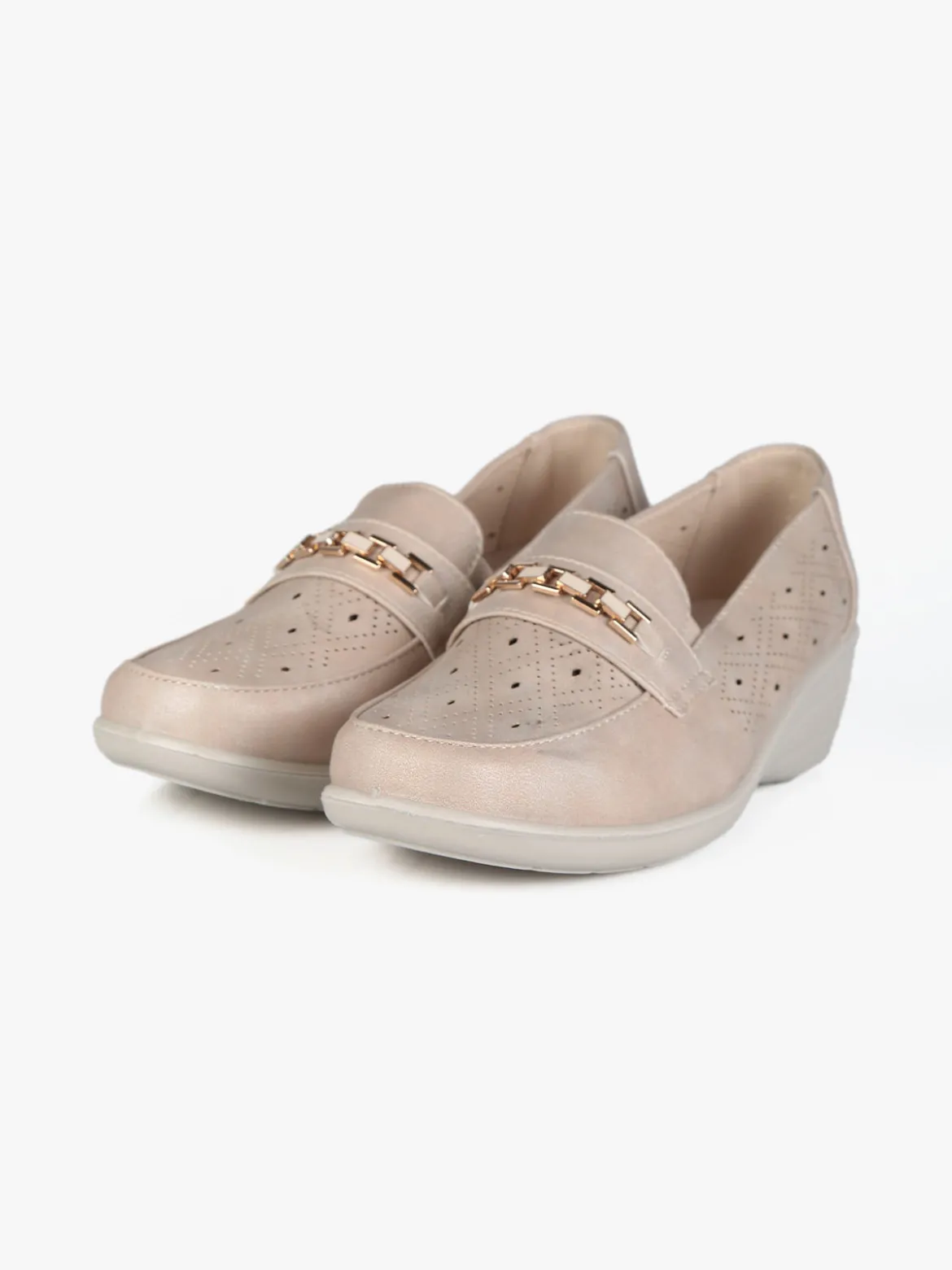 Moenia Ballerine con fibbia e zeppa da donna