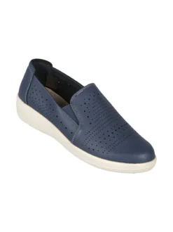 Moenia Mocassini donna comfort traforati