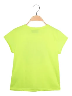 Molecola T-shirt fluo con stampa