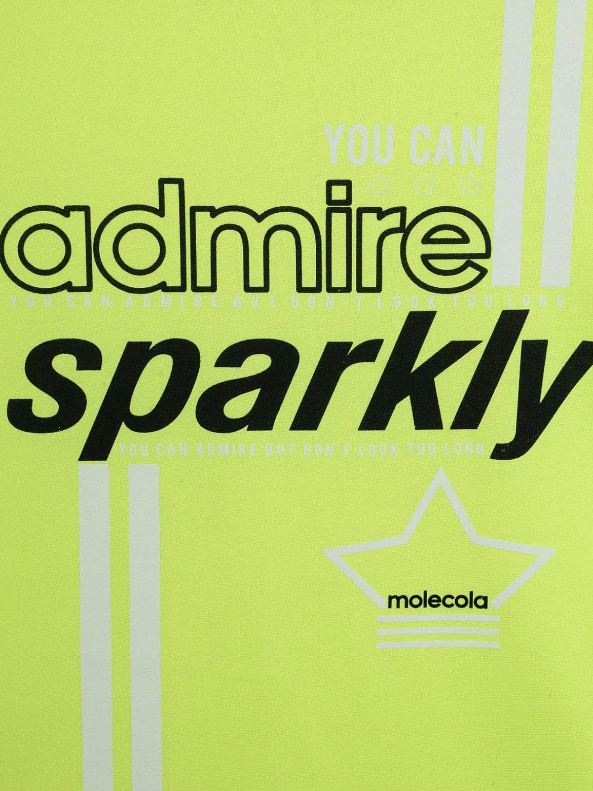 Molecola T-shirt girocollo con scritte