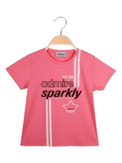 Molecola T-shirt girocollo con scritte