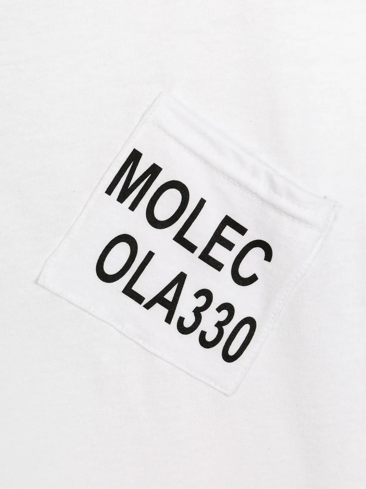 Molecola T-shirt in cotone con taschino