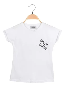 Molecola T-shirt in cotone con taschino