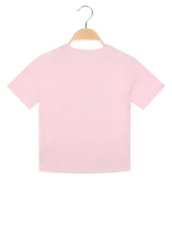 Mono Star T-shirt manica corta da bambina con strass