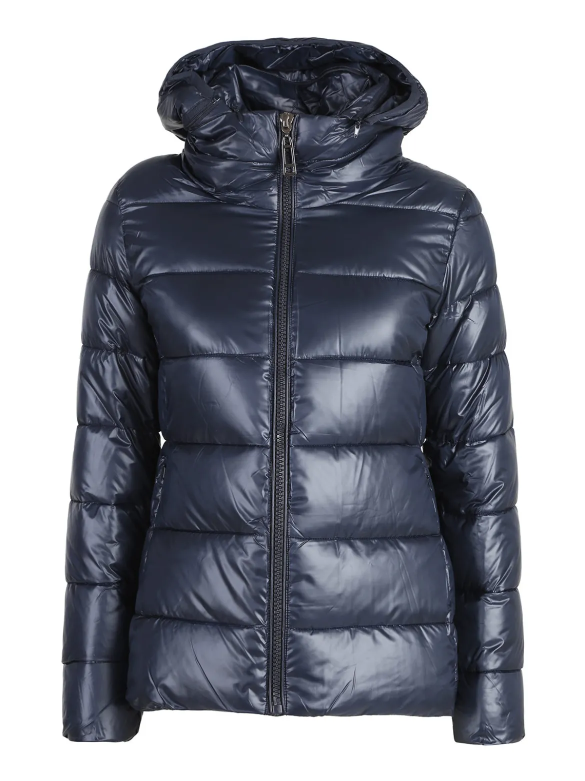 Monte Cervino Giubbotto donna con cappuccio e zip - blu scuro