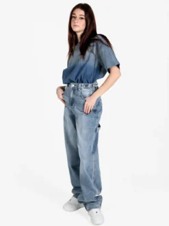 Monte Cervino T-shirt donna oversize in cotone con buchi