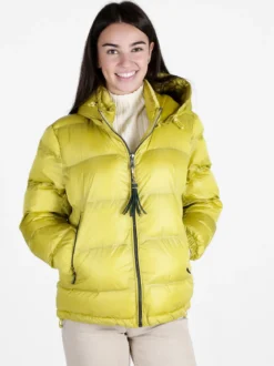 Mont Rose Giubbotto donna imbottito con cappuccio e zip