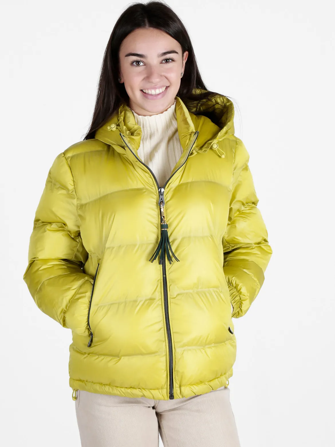 Mont Rose Giubbotto donna imbottito con cappuccio e zip