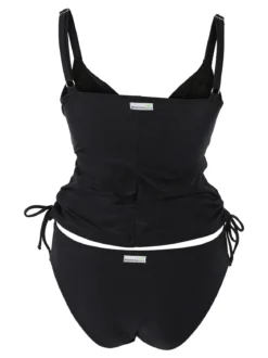 Moorea Beach Tankini donna con coppe imbottite senza ferretto e slip - nero