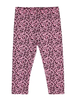 Mouset Completo bambina 2 pezzi con t-shirt e leggings maculati a 3/4