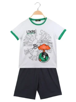 Mouset Completo corto da bambino 2 pezzi t-shirt + bermuda