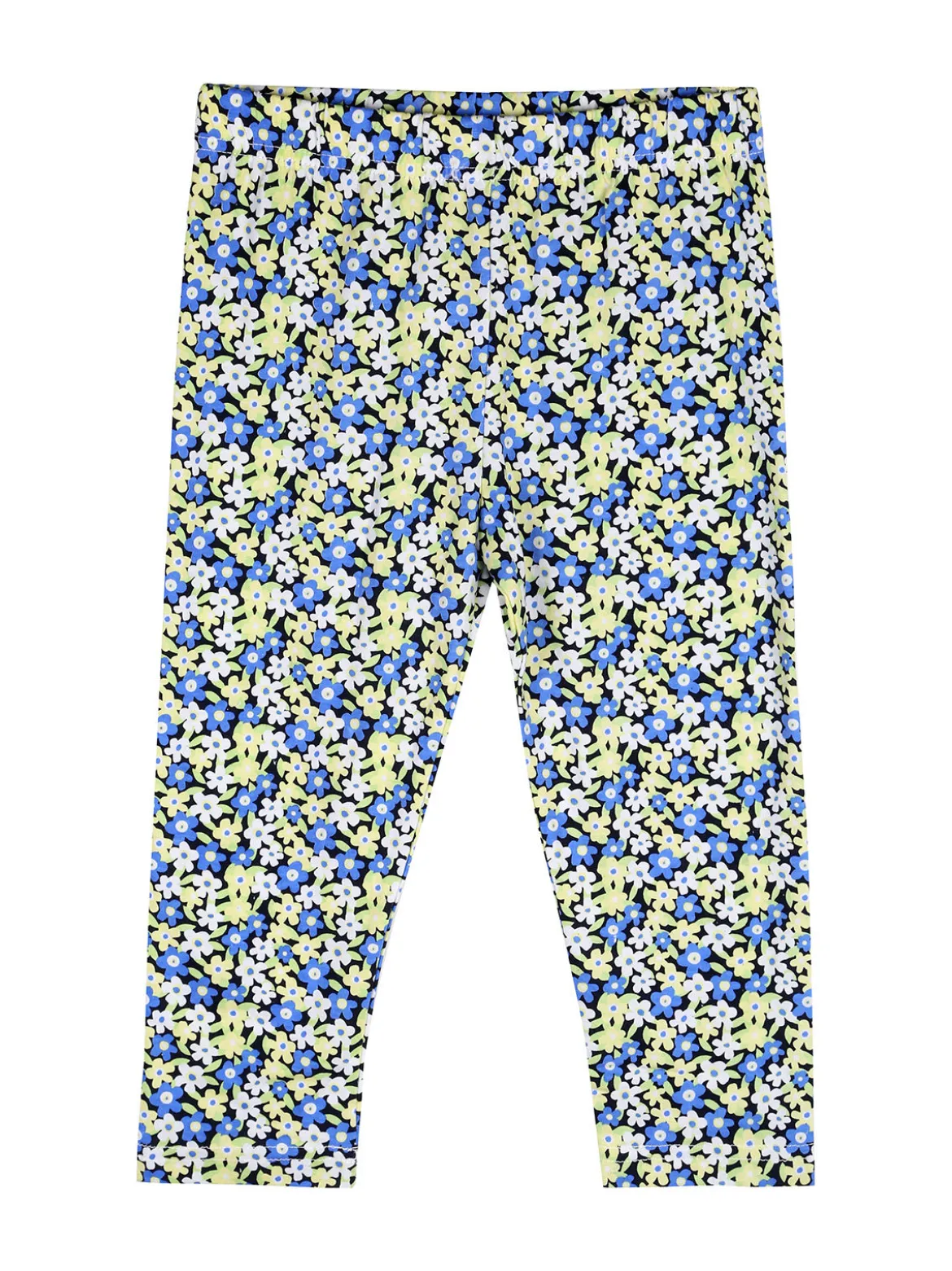 Mouset Completo da bambina con t-shirt e leggings fiorati a 3/4