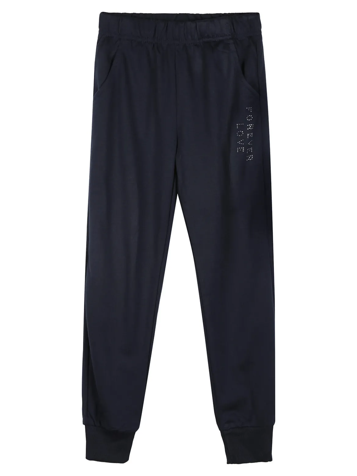 Mouset Completo tuta da bambina 2 pezzi felpa e pantaloni - blu scuro