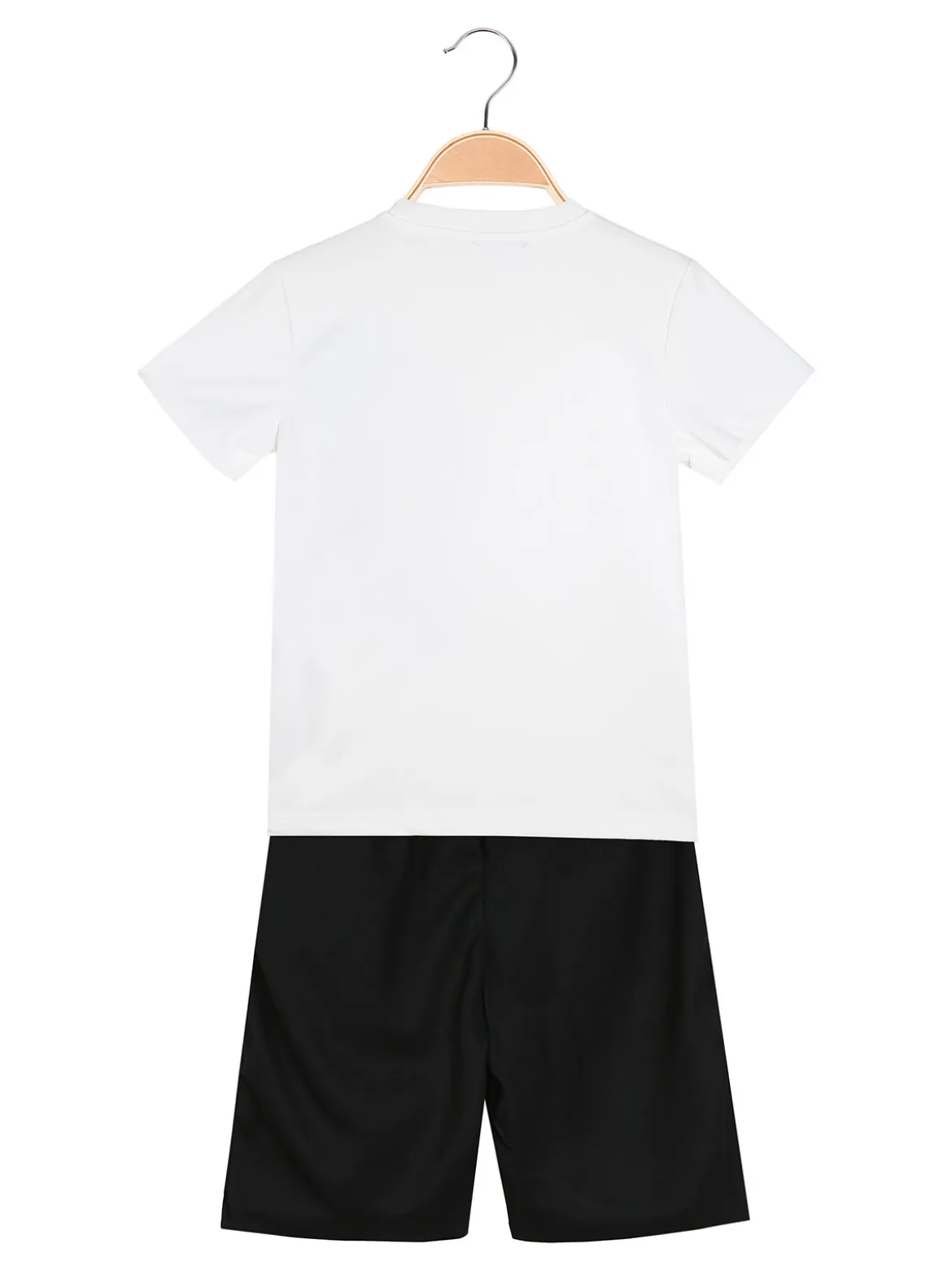 Mr Jek Completo corto da bambino con t-shirt e bermuda - bianco