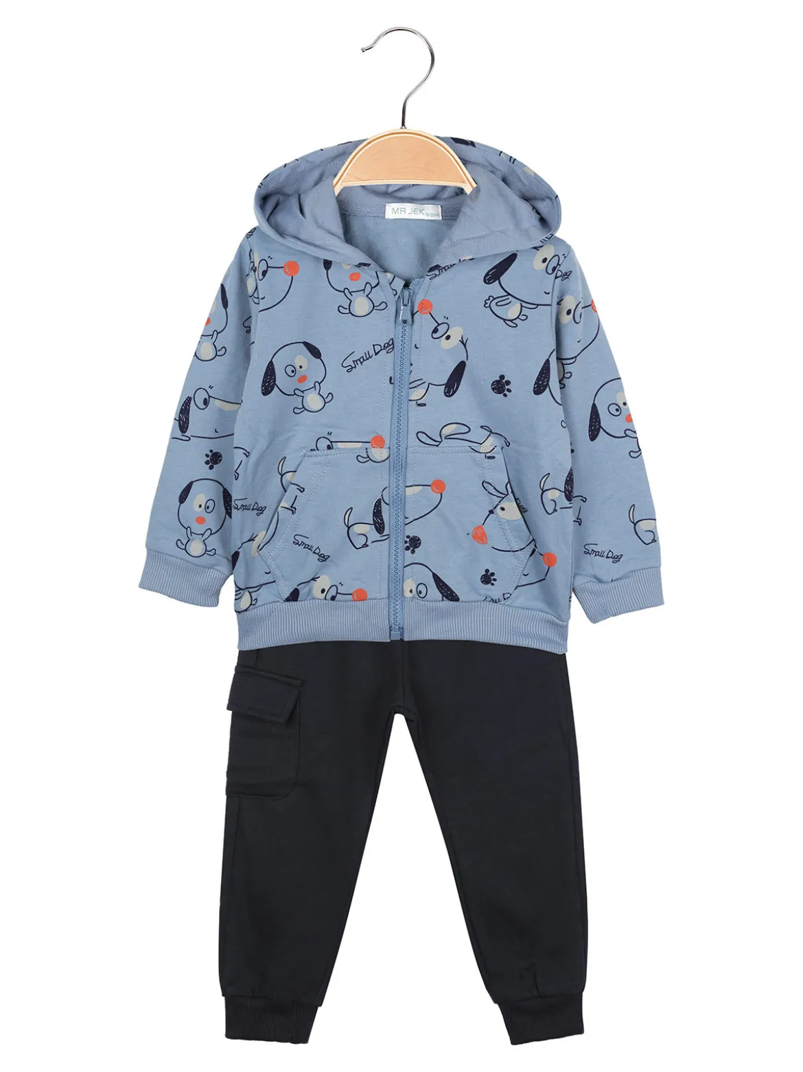 Mr Jek Completo da neonato 3 pezzi - blu