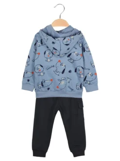 Mr Jek Completo da neonato 3 pezzi - blu