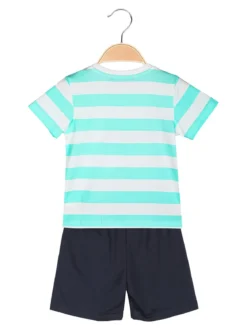 Mr Jek Completo da neonato 2 pezzi con t-shirt e bermuda