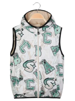 Mr Jek Gilet trapuntato da bambino reversibile