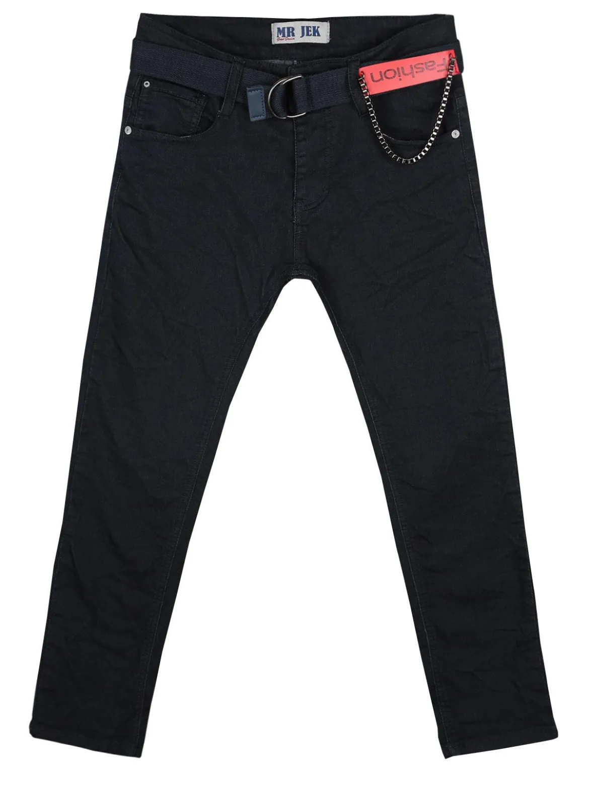 Mr Jek Pantaloni di cotone con cintura