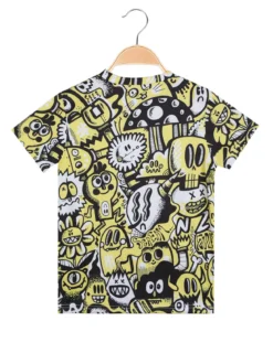 Mr Jek T-shirt con stampa da bambino manica corta