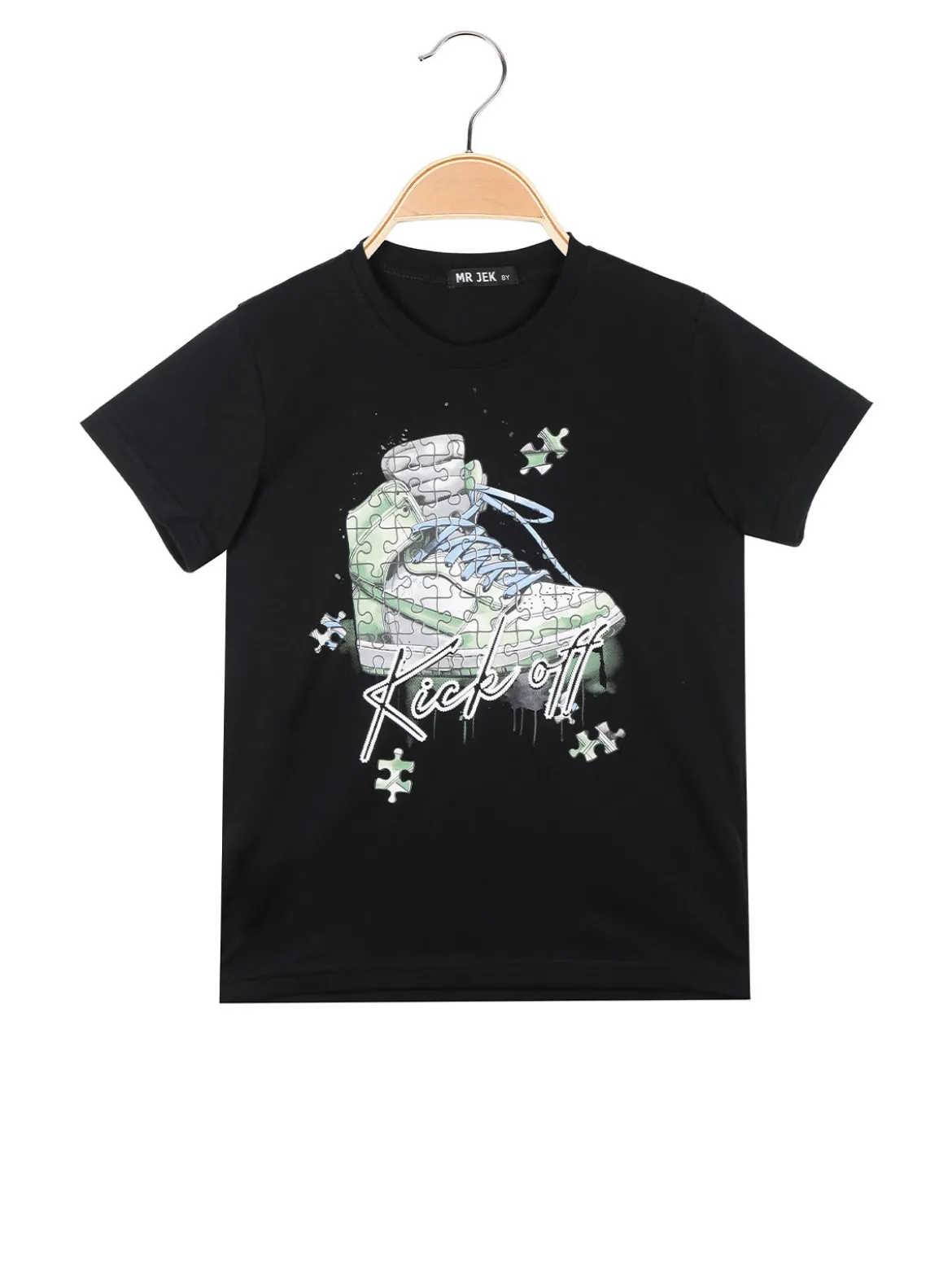 Mr Jek T-shirt da bambino in cotone con stampa