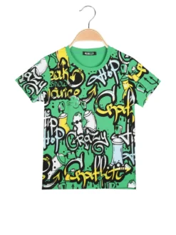 Mr Jek T-shirt da bambino manica corta con stampe