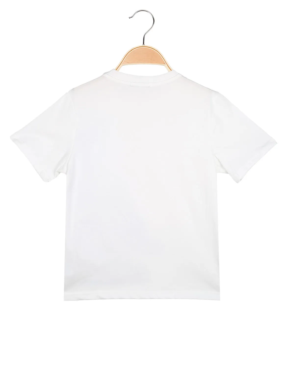 Mr Jek T-shirt da ragazzo in cotone con stampa - bianco