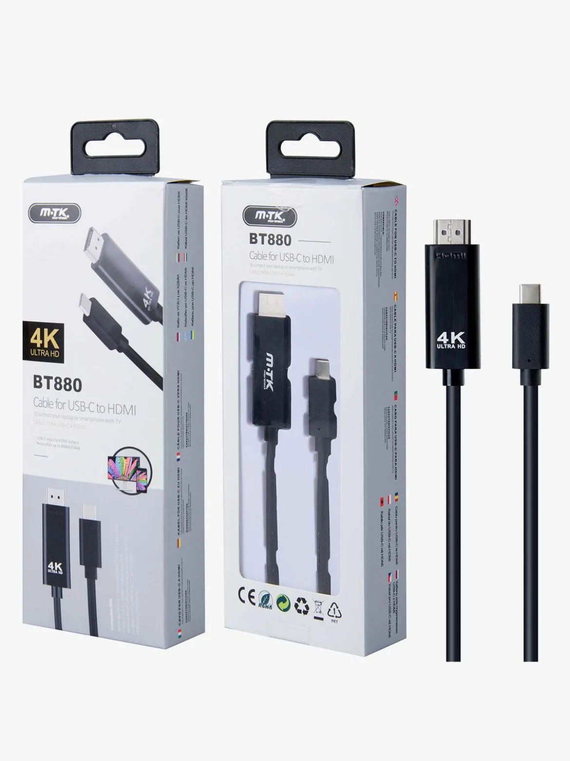 M.Tk Cavo da HDMI a USB tipo C