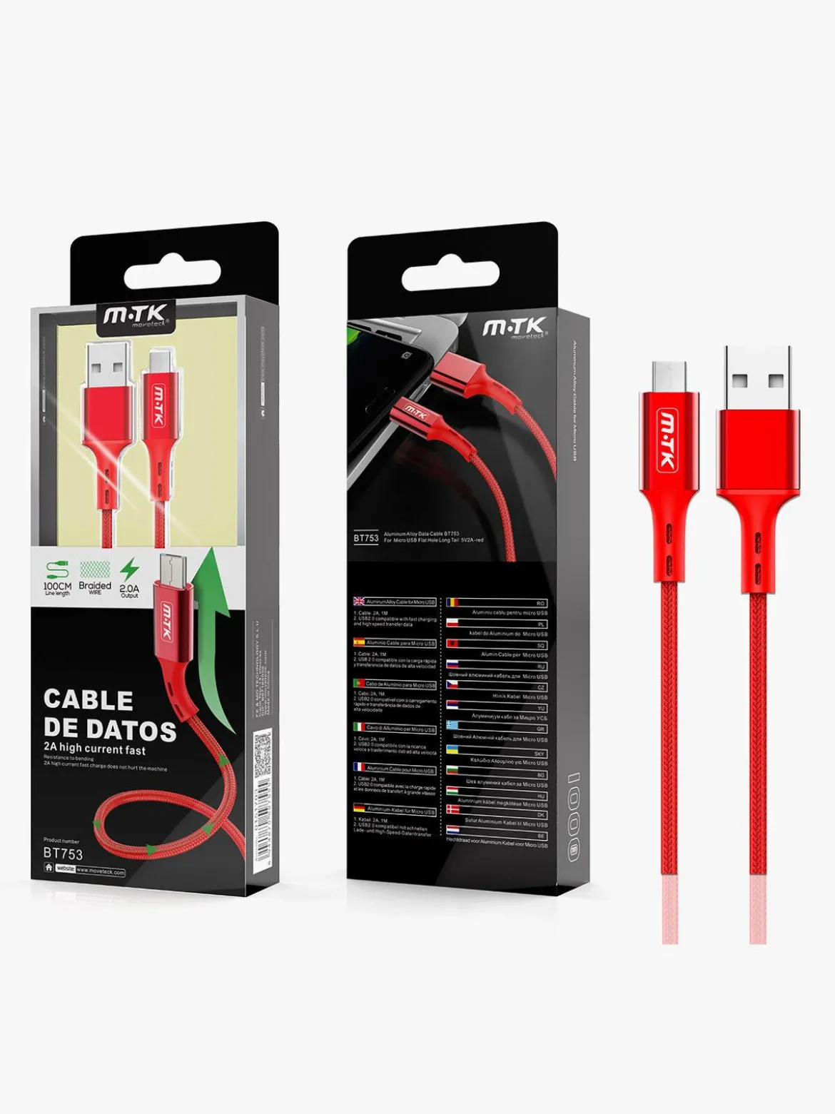 M.Tk Cavo usb per micro usb