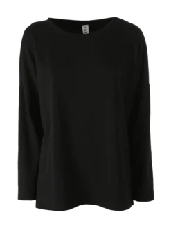 My Style Felpa oversize da donna in misto cotone con collana - rosa
