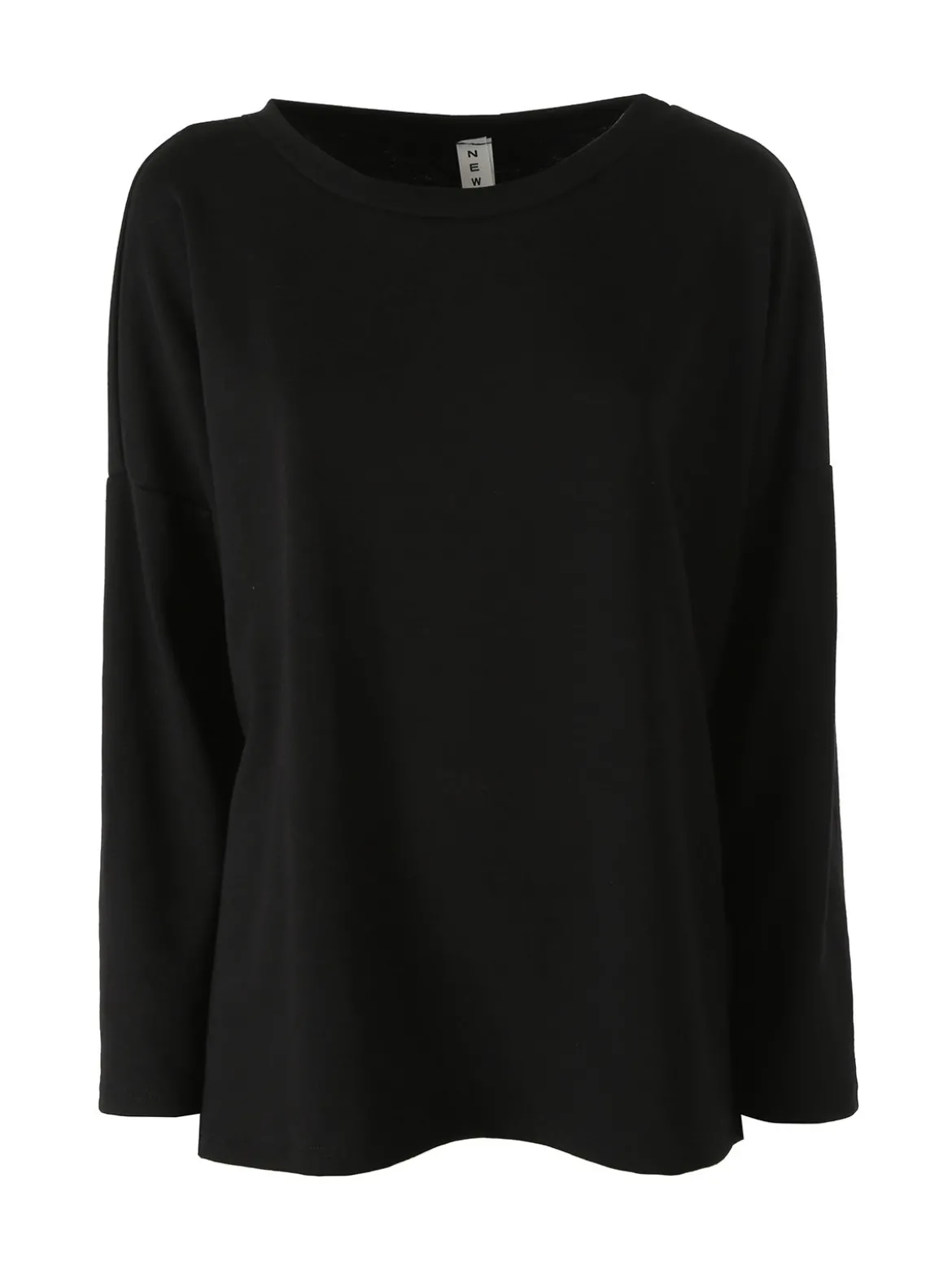 My Style Felpa oversize da donna in misto cotone con collana - rosa