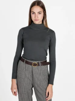 Naiife Maglia dolcevita da donna tinta unita