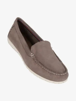 Nakoa Mocassini in vera pelle scamosciata donna