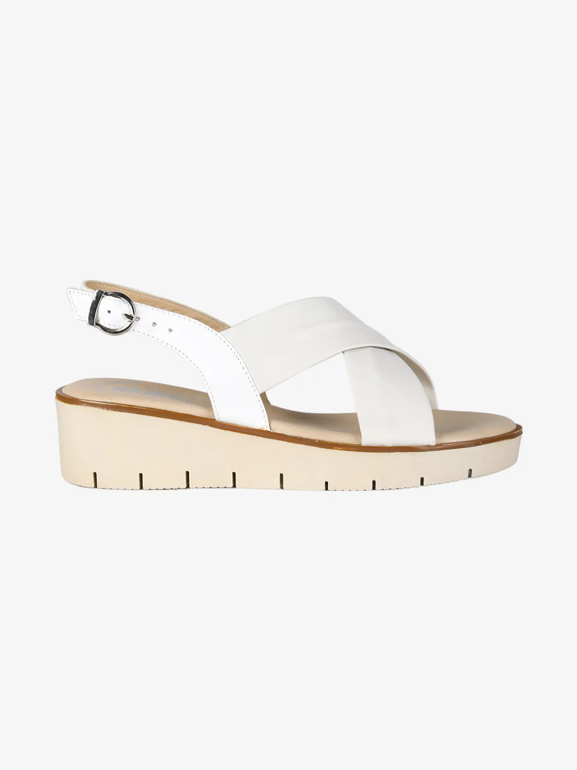 Nakoa Sandali in pelle da donna con fasce intrecciate