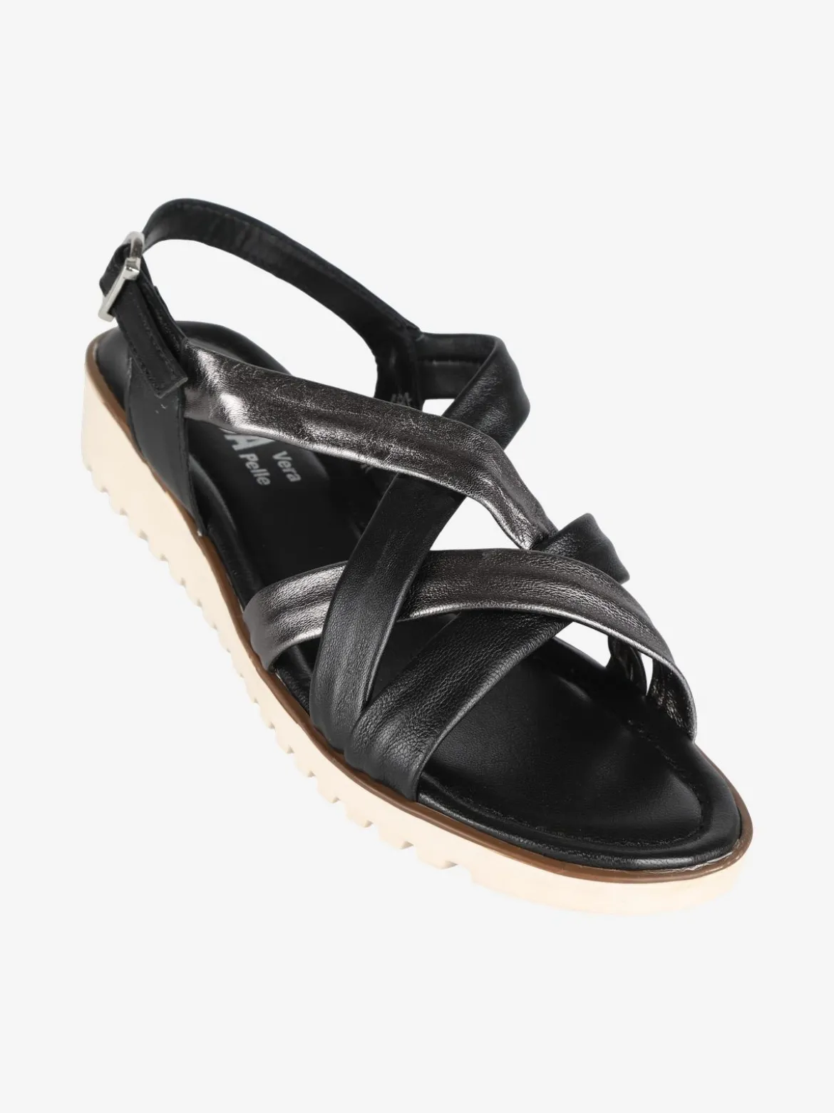 Nakoa Sandali in pelle intrecciati donna