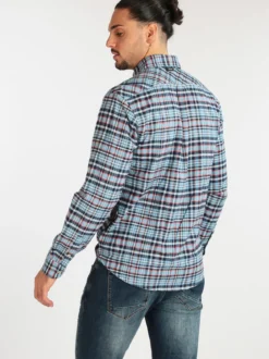 Napapijri Camicia a quadri da uomo in cotone