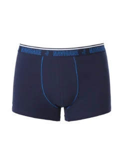 Navigare Boxer da uomo in cotone - blu scuro