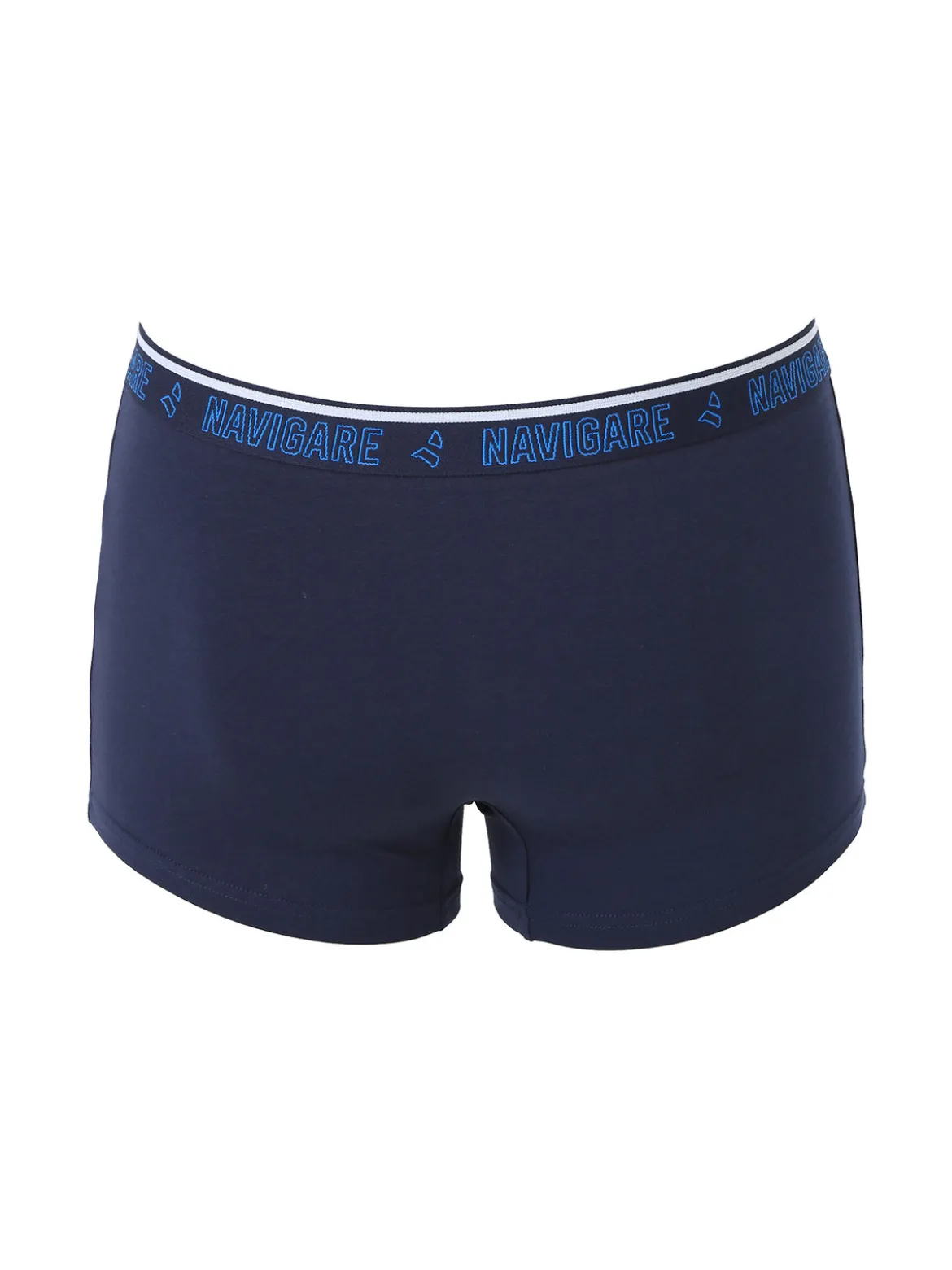 Navigare Boxer da uomo in cotone - blu scuro