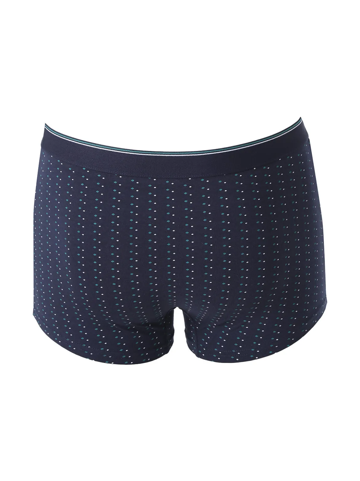 Navigare Boxer da uomo in cotone con stampe - blu