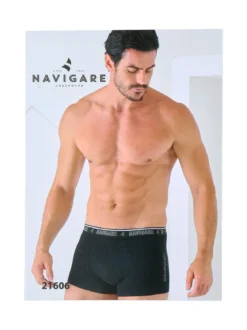 Navigare Boxer da uomo in cotone - nero