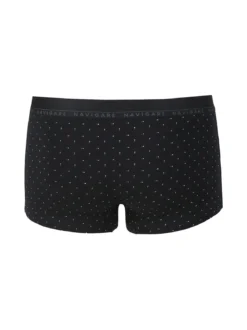 Navigare Boxer uomo in cotone con stampe - nero