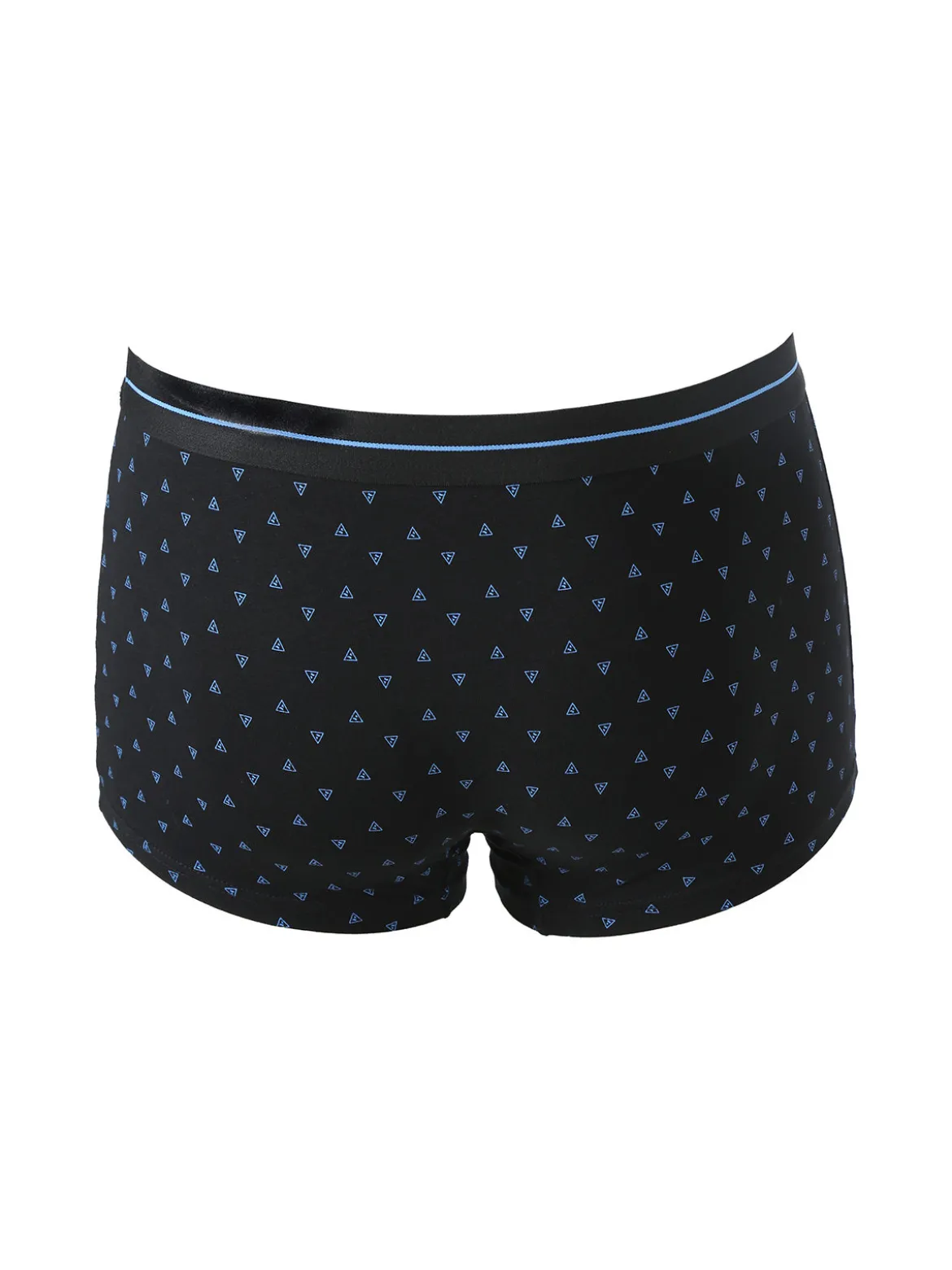 Navigare Boxer uomo in cotone con stampe - nero
